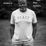 PEACE Unisex T-shirt Black / White