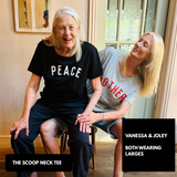 PEACE Scoop T-shirt Red