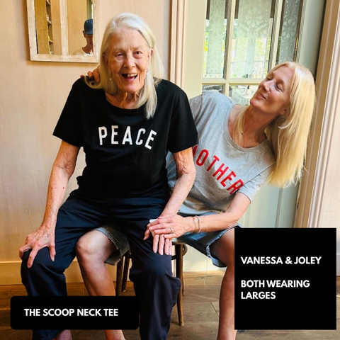 PEACE Scoop T-shirt Red