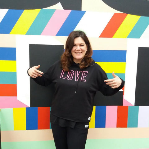 PEACE Unisex T-shirt Grey / Red