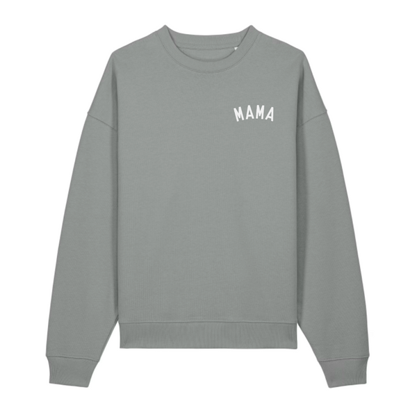 MAMA Grey Oversized Organic Sweatshirt