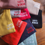 Super Woman Navy & Red Soft Top