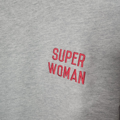 Super Woman Light Grey Soft Top