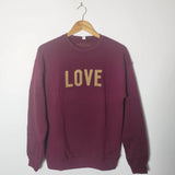 LOVE Soft Top - Maroon & Gold