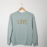 LOVE Soft Top - Eau de Nil & Gold