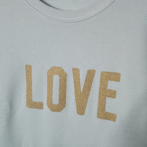 LOVE Soft Top - Eau de Nil & Gold