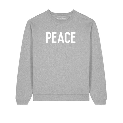 PEACE Unisex Sweatshirt Grey