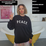 PEACE Unisex Sweatshirt Grey