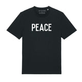 PEACE Unisex T-shirt Black / White