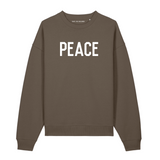 PEACE Mocca Oversized Organic Sweatshirt