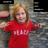 PEACE Kids' T-shirt Red