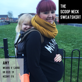 Mother Scoop Grey Red Sweatshirt - Preorder