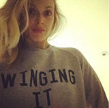 WINGING IT organic cotton sweatshirt