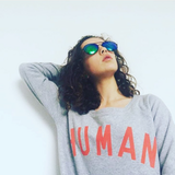 HUMAN Scoop Grey Red Sweatshirt - Preorder