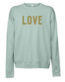 LOVE Soft Top - Eau de Nil & Gold