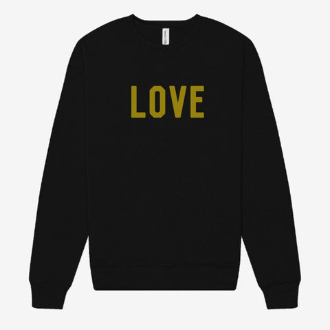 LOVE Soft Top - Black & Gold