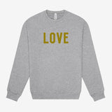 LOVE Light Grey & Gold Soft Top