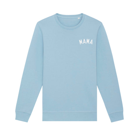 MAMA Pale Blue Organic Sweatshirt