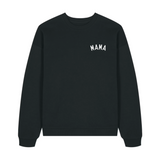 MAMA Black Oversized Organic Sweatshirt