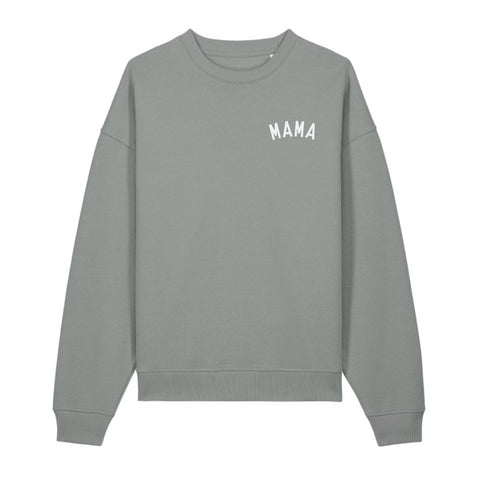 MAMA Grey Oversized Organic Sweatshirt