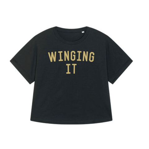 WINGING IT Relax T-shirt - Black Gold