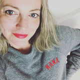 MAMA Black Oversized Organic Sweatshirt