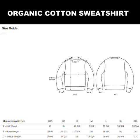 WINGING IT Grey Organic Sweatshirt