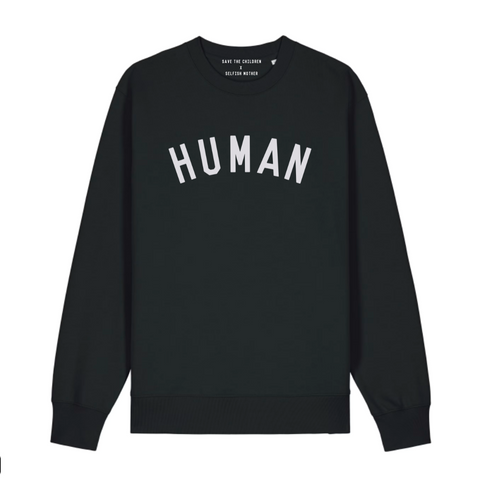 HUMAN Unisex Sweatshirt Black
