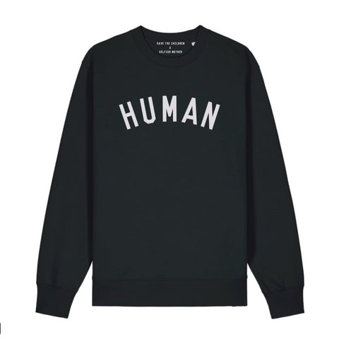 HUMAN Unisex Sweatshirt Black