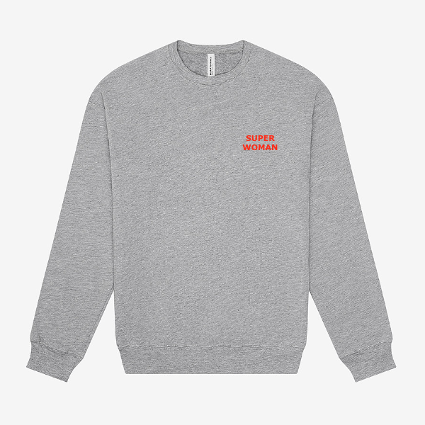 Super Woman Light Grey Soft Top
