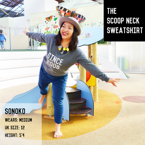 Mother Scoop Grey Red Sweatshirt - Preorder