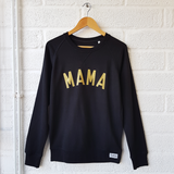 MAMA Black Gold Scoop Sweatshirt - Preorder
