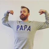 PAPA Grey Supersoft sweatshirt